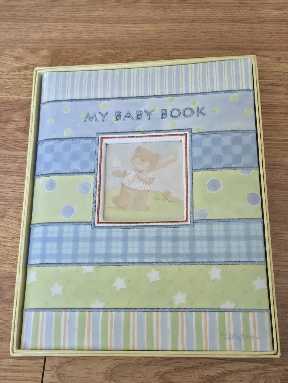 C.R. Gibson Cathy Heck Baby Boy Memory Book New Nursery Newborn Gift
